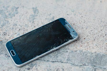 broken cellphone